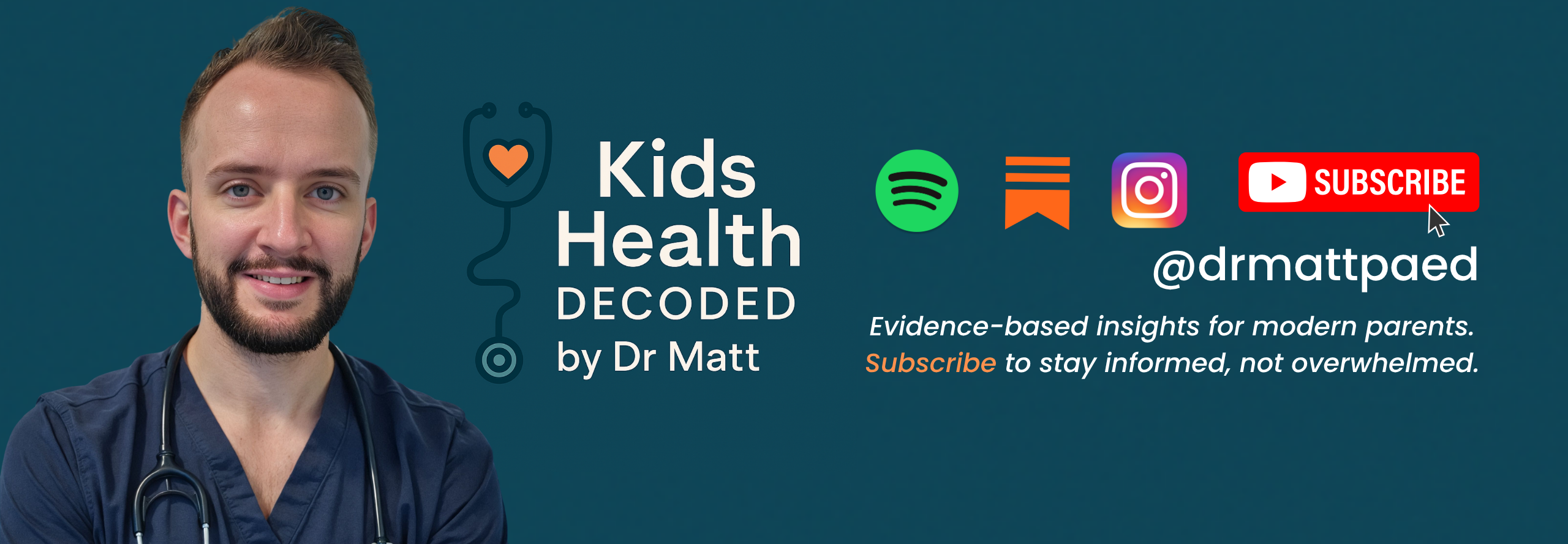 Kids Health Decoded Channel Banner